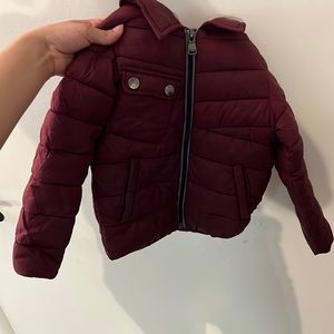burgundy size 2 baby jacket